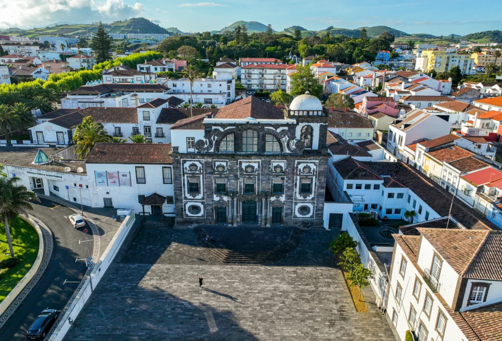A neighbourhood in Ponta Delgada.