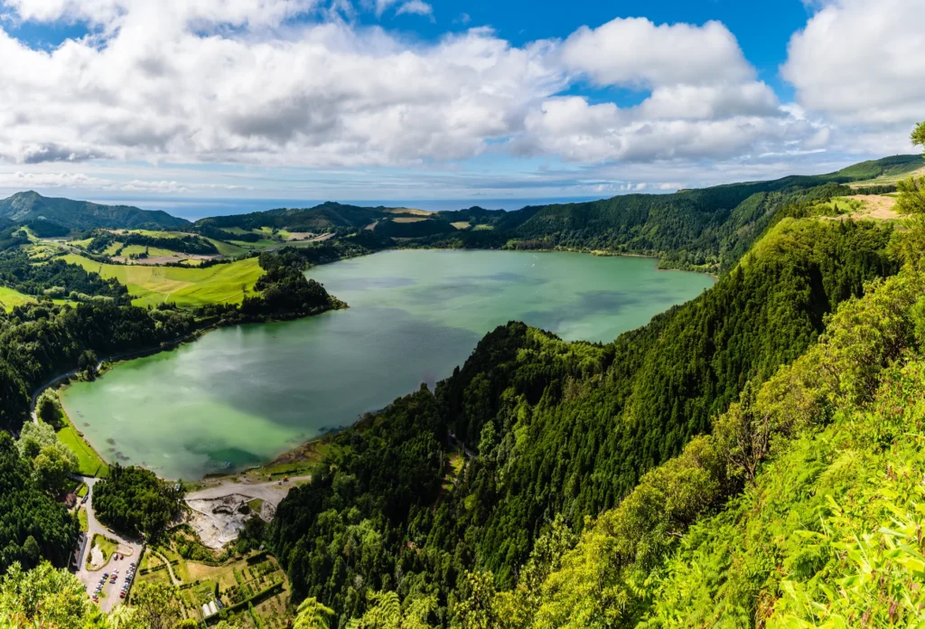 Lake Furnas on São Miguel.