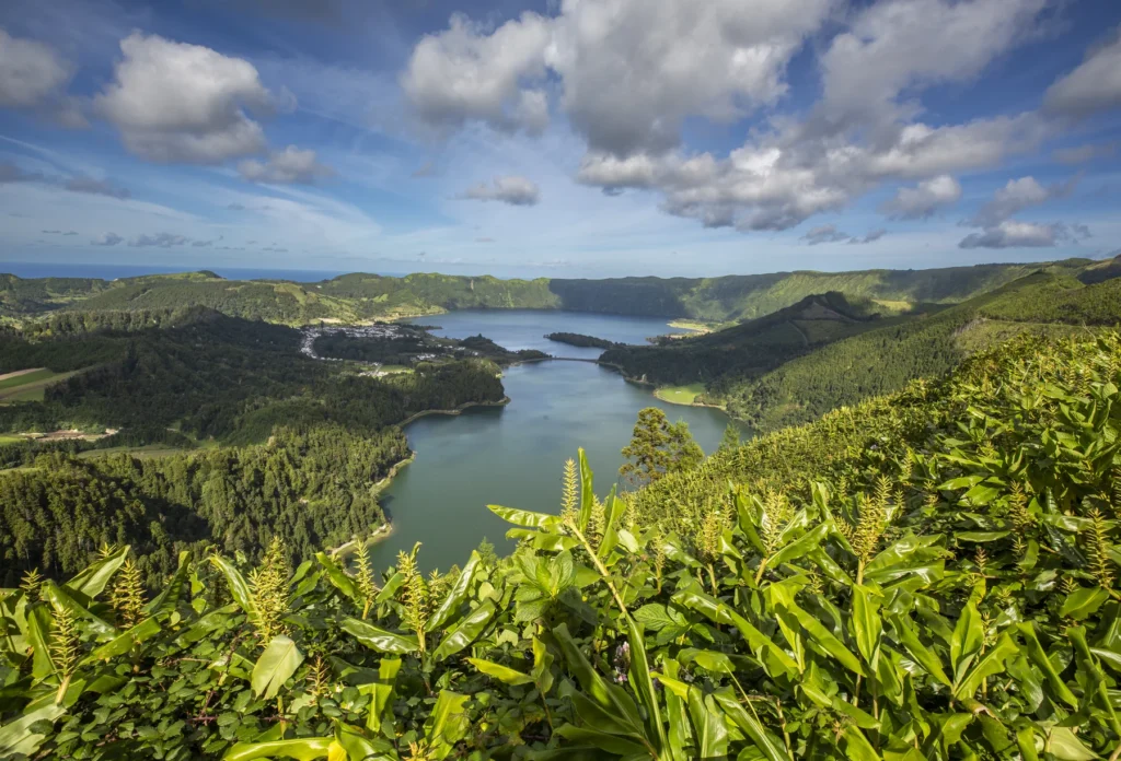 Sete Cidades lake on São Miguel, Azores.