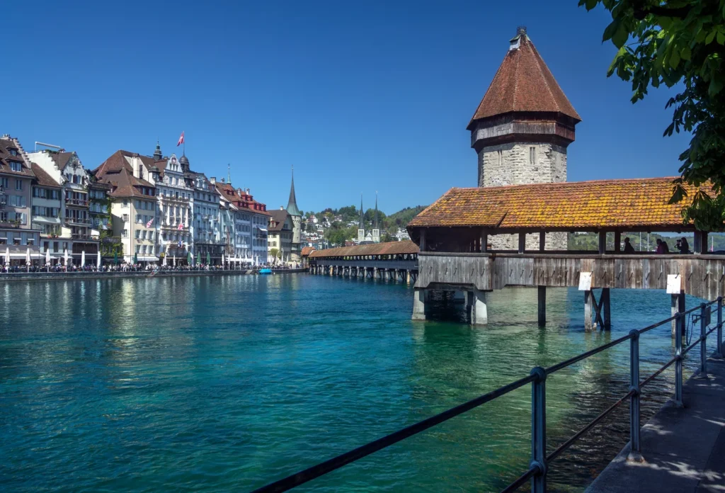 Chapel Bridge in Lucerne.