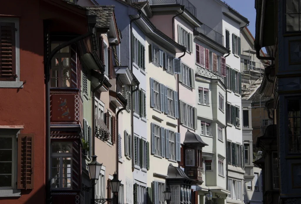 Augustinergasse in Zürich, illustrating an Old Town base.