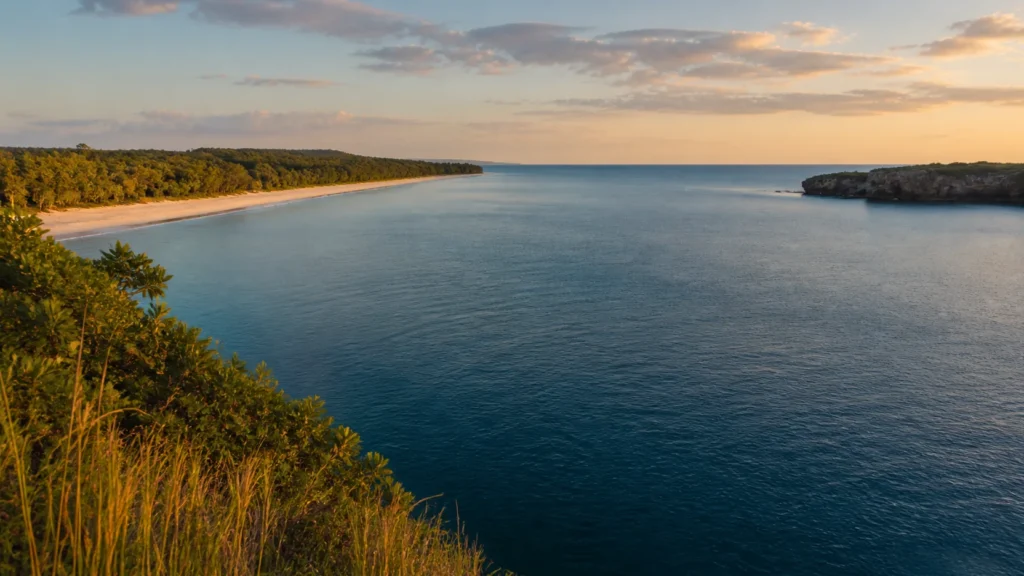 AI-generated editorial visualization of Choose Negril for beach and cliff rhythm.