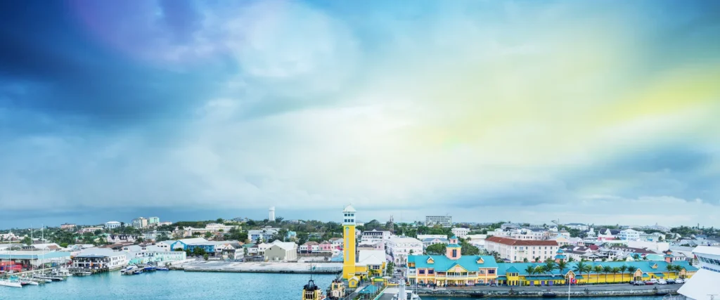 Coastal Cityscape View on a Sunny Day