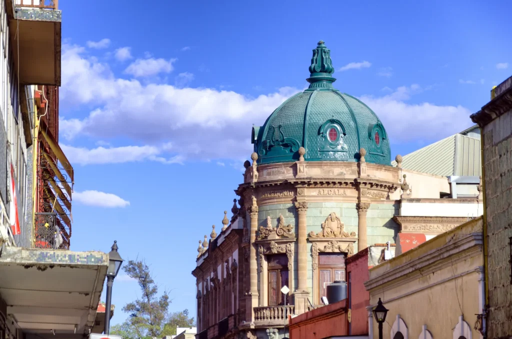 Colonial Palace And Architecture In Downtown Oaxaca, Mexico