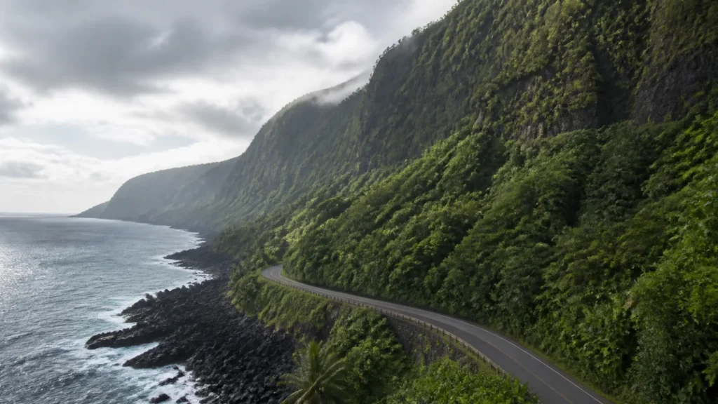 AI-generated editorial visualization of Give Tahiti Iti a separate chapter.