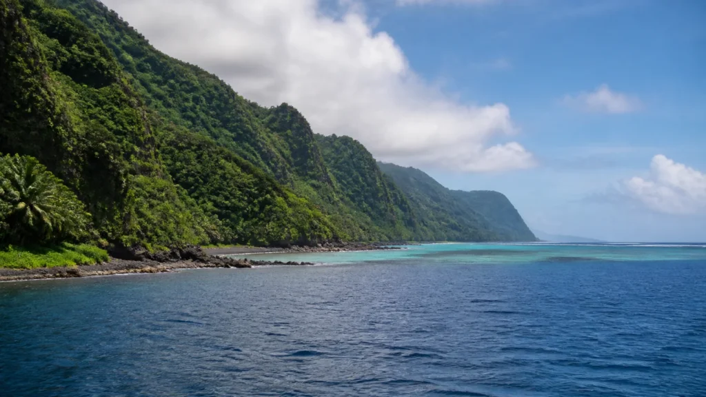 AI-generated editorial visualization of Let Tahiti Iti conditions choose the final coast.