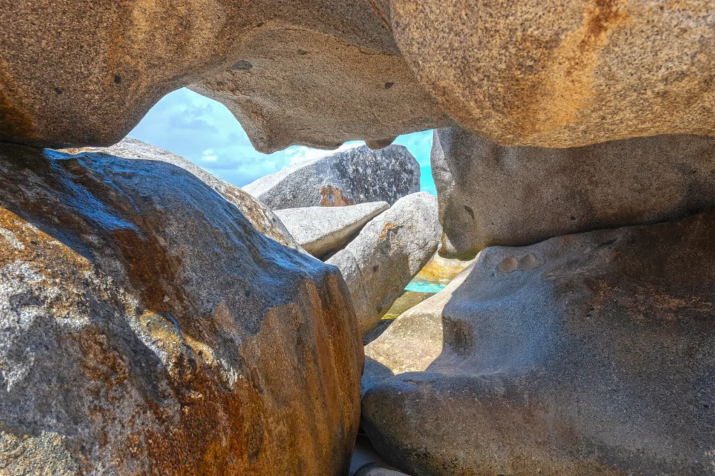 Virgin Gorda, British Virgin Islands at the boulders of The Baths
