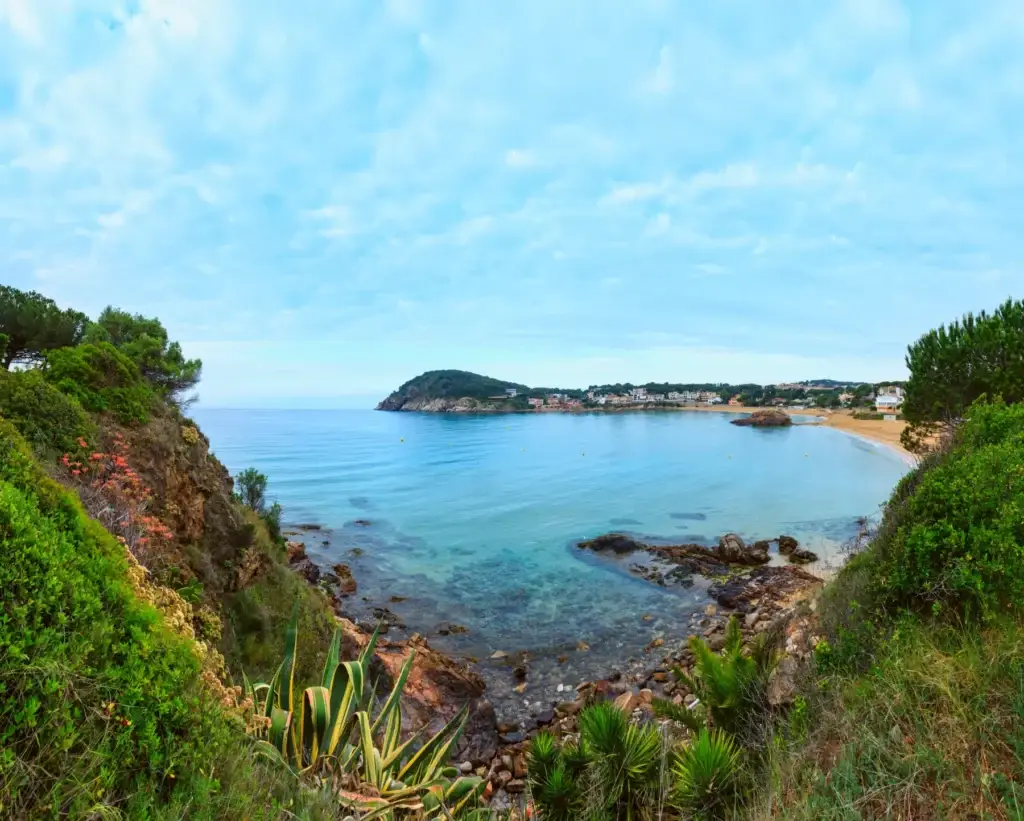 La Fosca Beach near Palamós on the Costa Brava