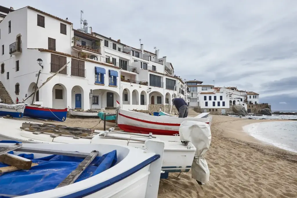 Fishing boats at Calella de Palafrugell, Catalonia