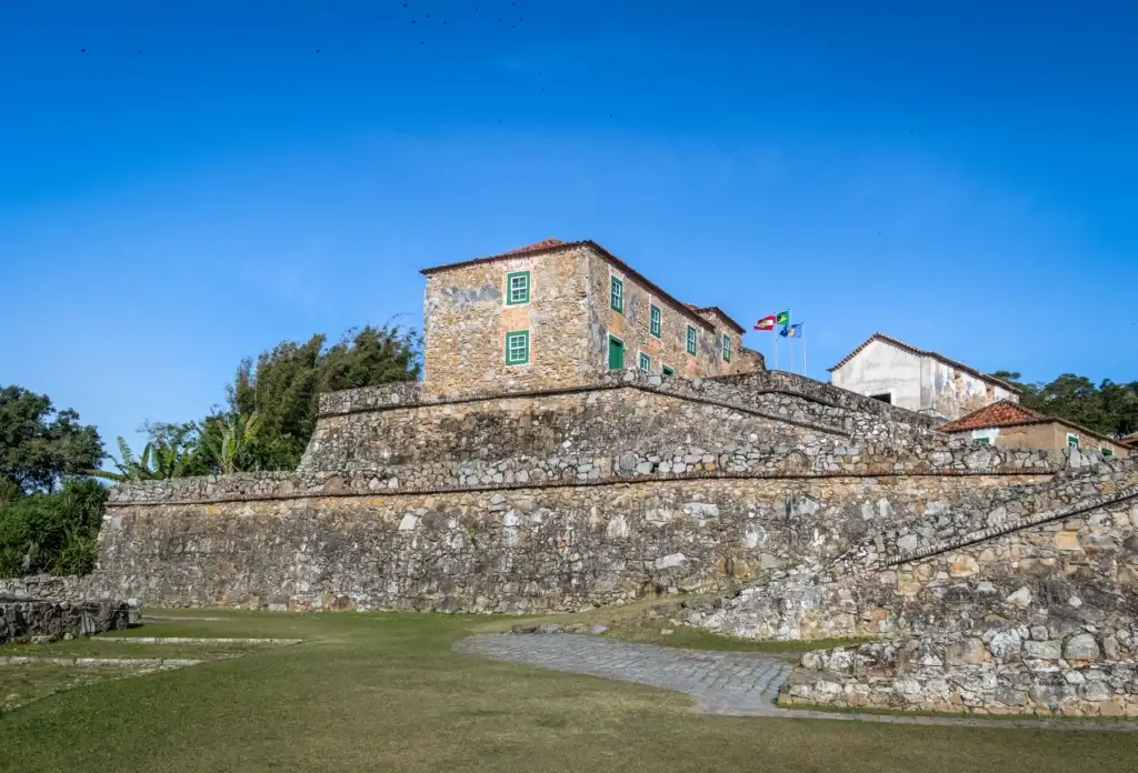Sao Jose da Ponta Grossa Fortress in Florianopolis, Santa Catarina.