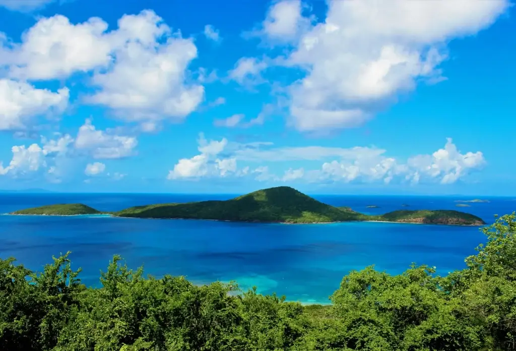 A coastal view from Culebra, Puerto Rico.