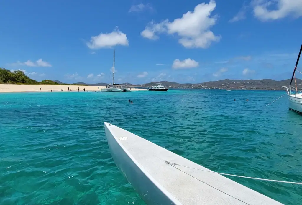 A vessel near Buck Island, St. Croix.