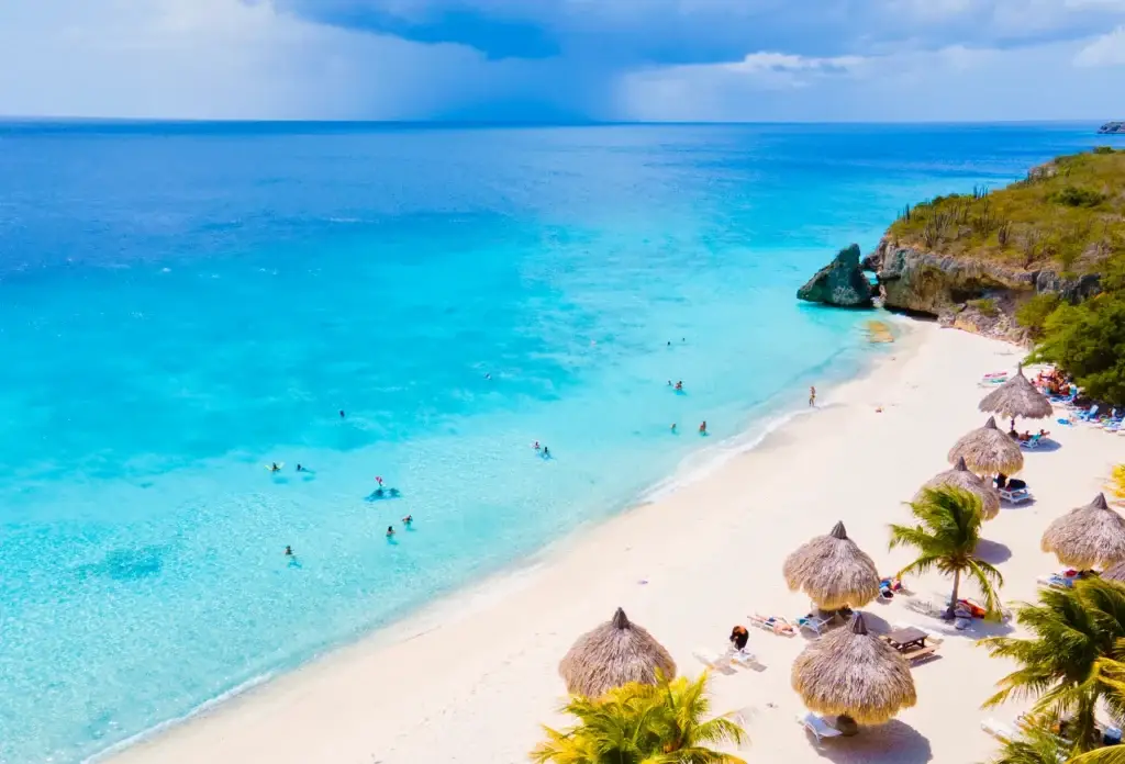 Cas Abao beach on Curaçao's west coast.