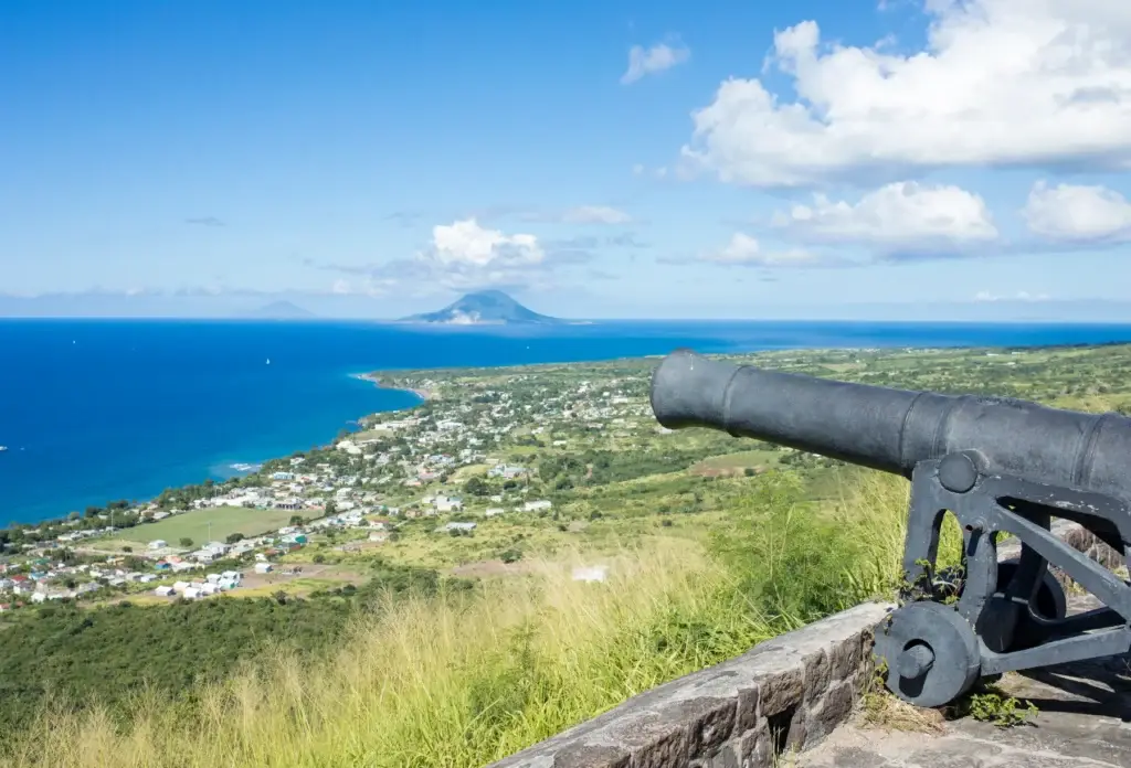 Cannon at Brimstone Hill Fortress, St. Kitts.
