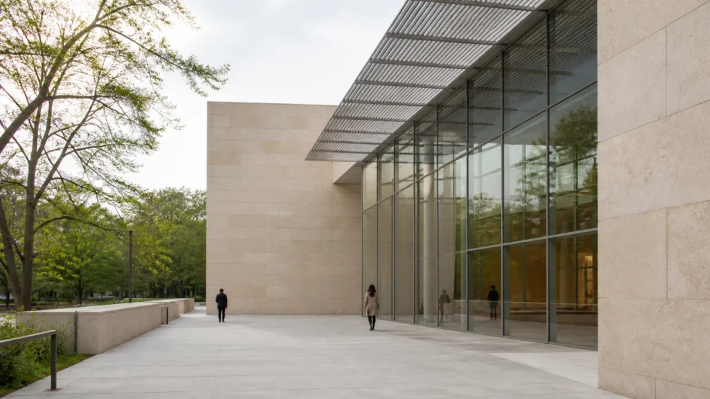 Art Institute of Chicago exterior or architecture and design context