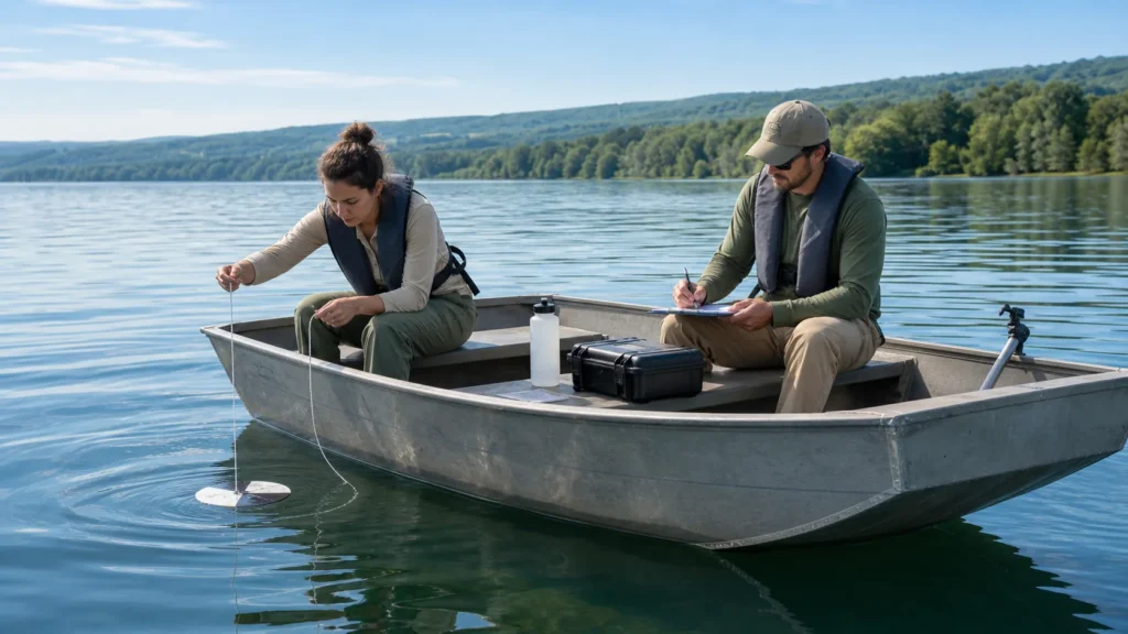 Finger Lakes Institute fieldwork or an exact named Finger Lake ecology scene
