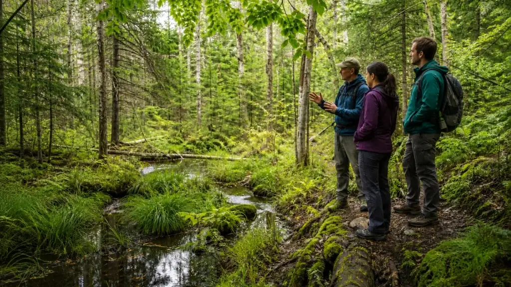 Named Adirondack Forest Preserve trail or accessible nature route with exact metadata