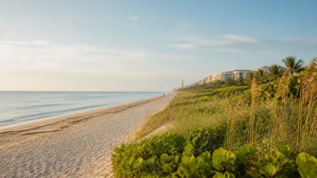 Boca Raton Florida beachfront and resort-scale coastal landscape