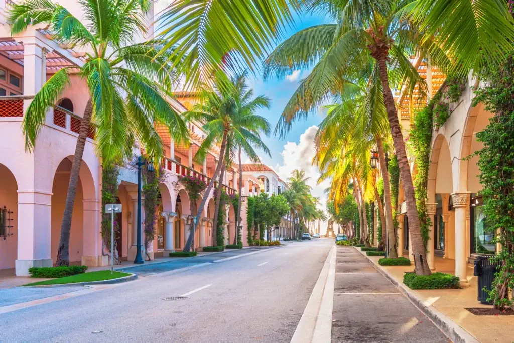 Palm Beach Florida historic public architecture or streetscape