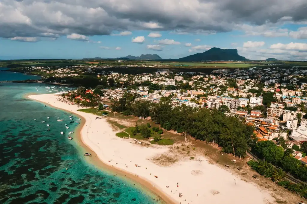 Sheltered west coast Mauritius