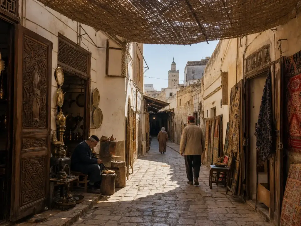 Medina of Tunis architecture and souq