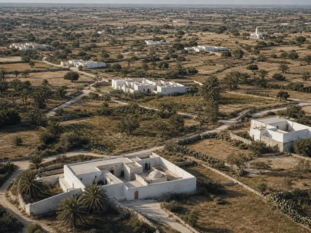Djerba dispersed settlement and architecture