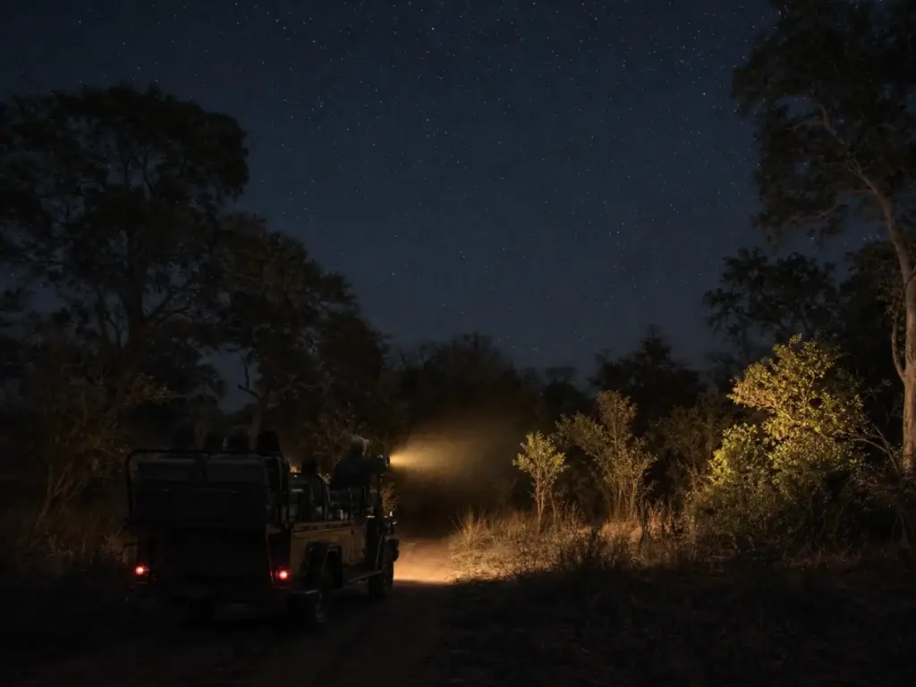 Zambia night safari ecology