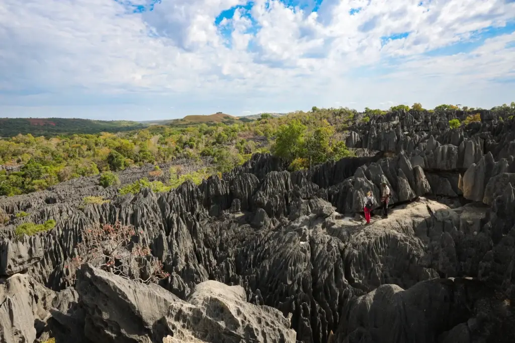 Tsingy geology with qualified guide