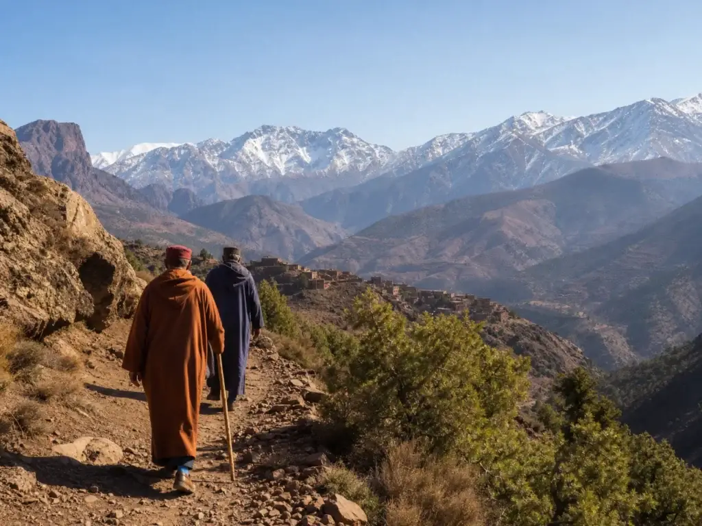 Amazigh-led Atlas walking context