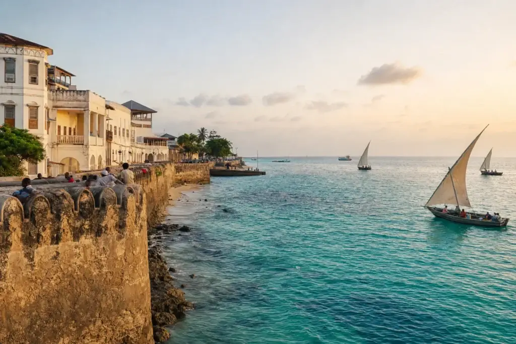 Zanzibar Stone Town and Indian Ocean route