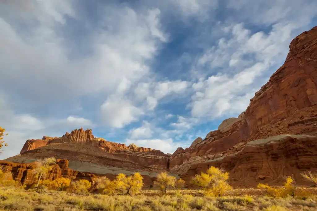 Capitol Reef Waterpocket Fold route