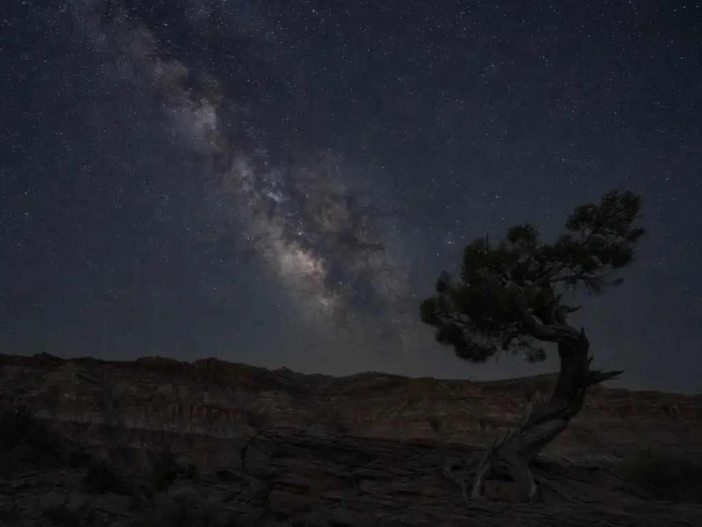 Capitol Reef dark sky
