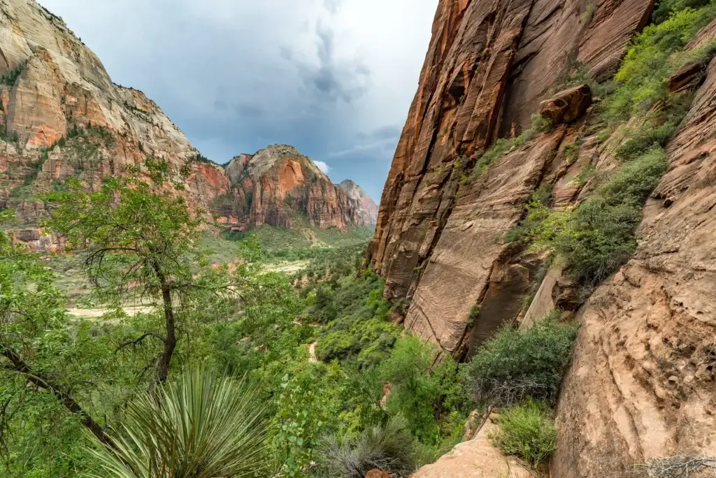 Zion Canyon from Springdale context